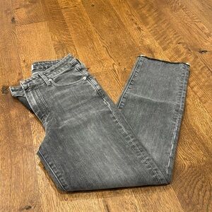 Le Jean Women’s Sabine Ankle Straight Black Jeans Size 26